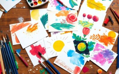 Kreative Projekte: Kunstpostkarten selbst gestalten