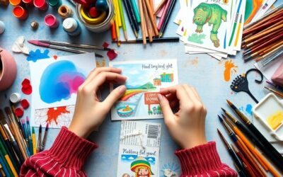 Lernen, wie man Kunstpostkarten gestaltet: Kurse und Workshops
