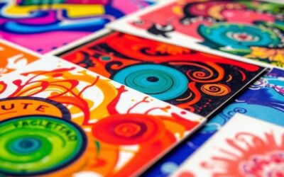 Siebdruck auf Kunstpostkarten: Ein detaillierter Einblick