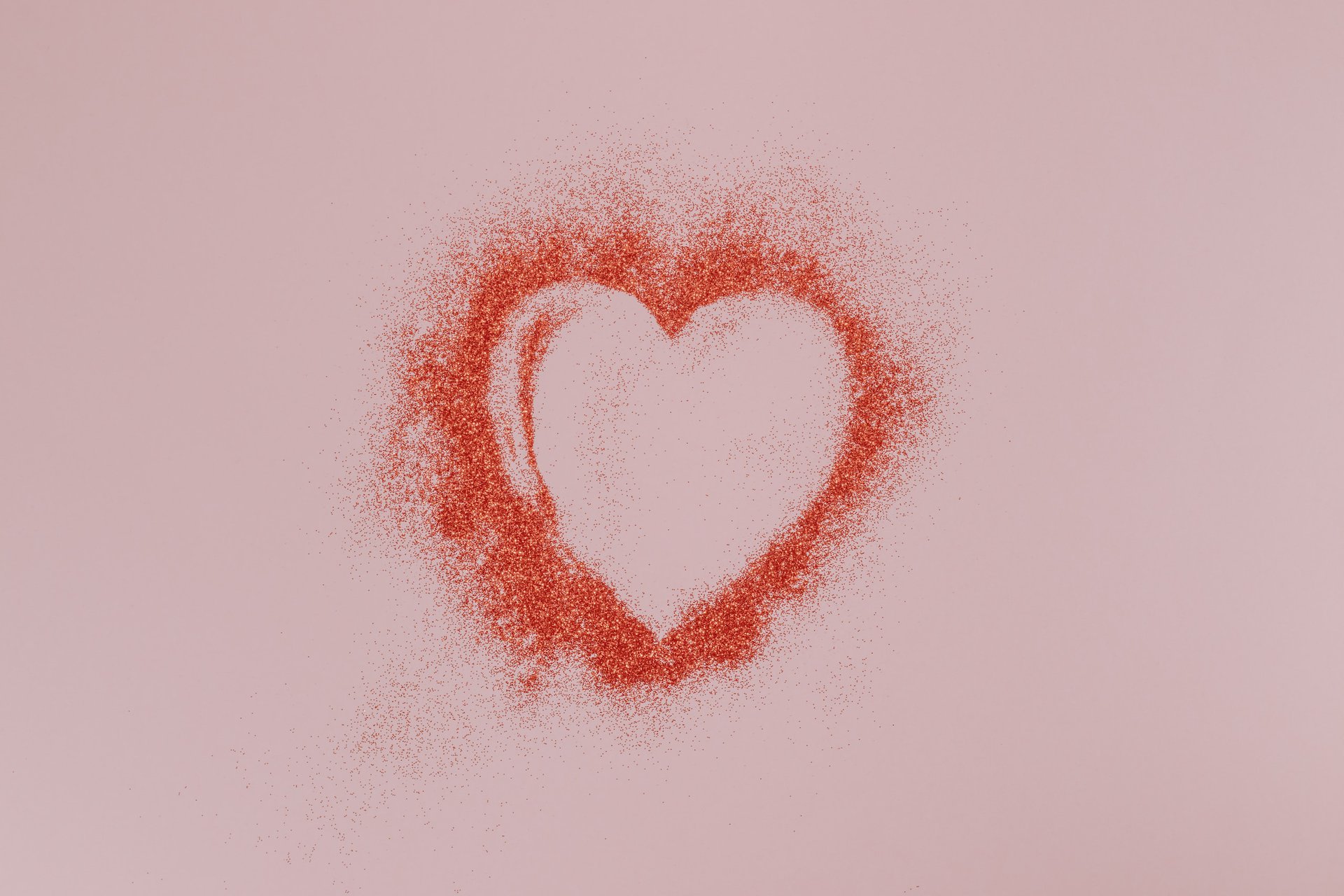 red and white heart shape illustration